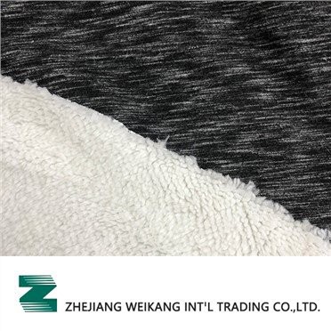 TR9010 Chabon Espas Dye Melange Single Jersey ak Sherpa Polaire